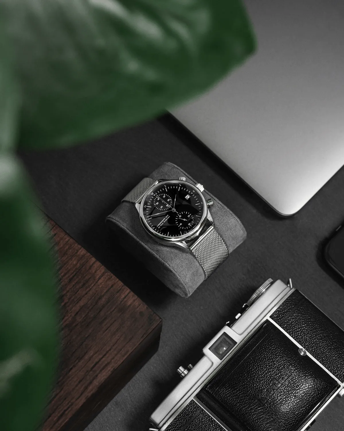 1844 Chronograph, Steel / Black sold by About Vintage product image thumbnail 5