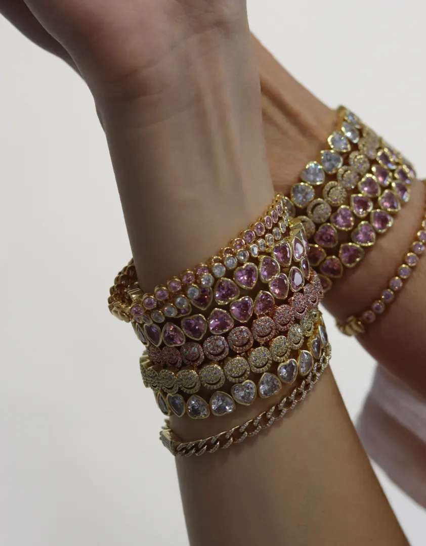 THE PINK JEWEL BRACELET sold by Lisa Gozlan product image thumbnail 5