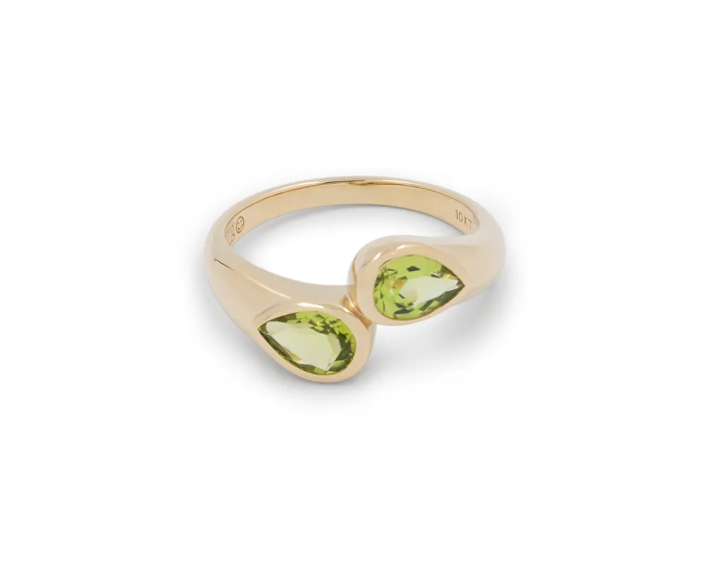 THE PEAR DUO RING sold by Lisa Gozlan