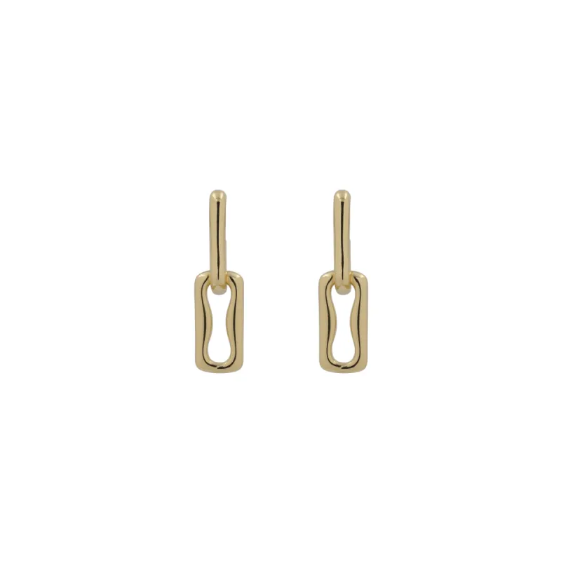THE PAPERCLIP DROP EARRINGS sold by Lisa Gozlan