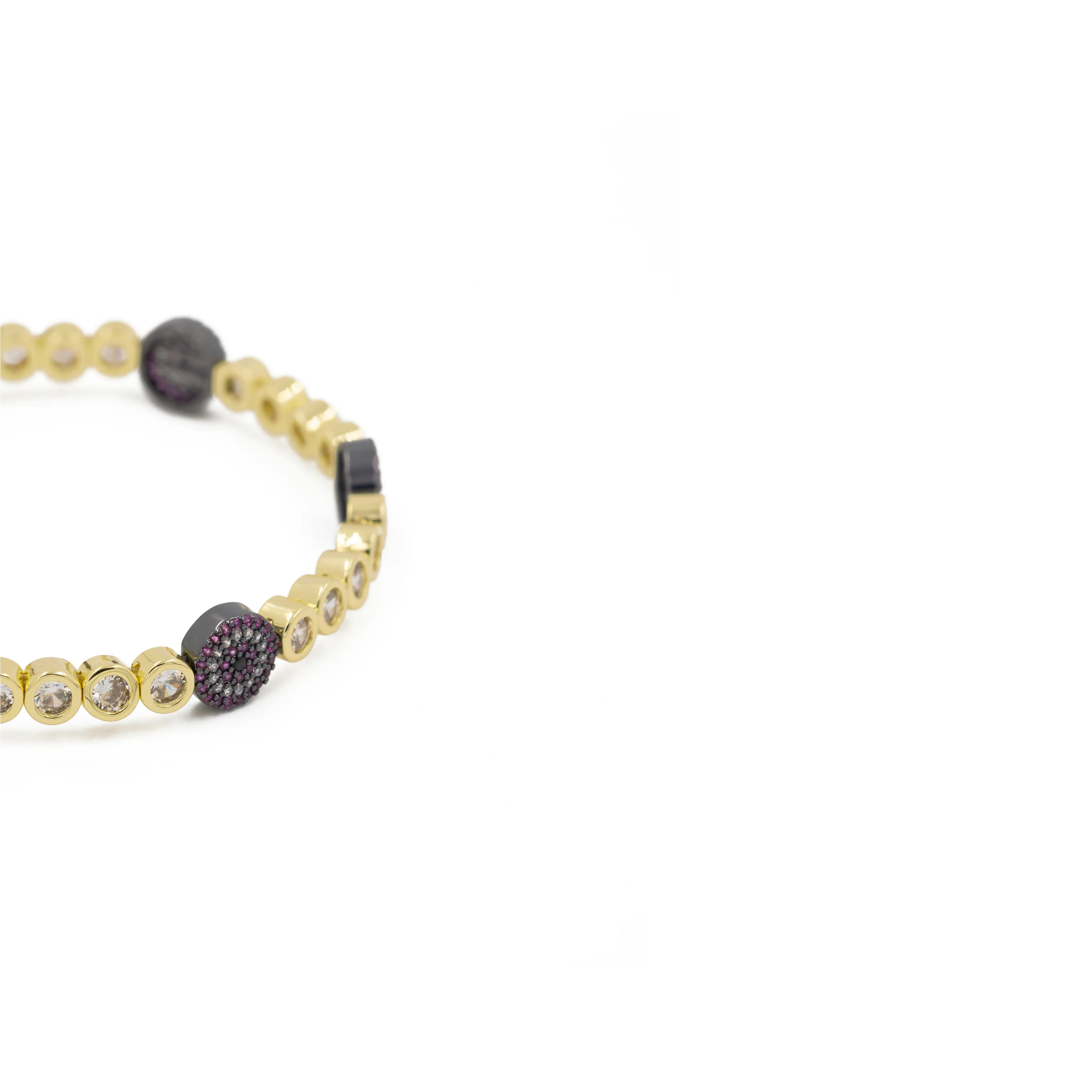 THE MAGENTA EVIL EYE MIXER CZ sold by Lisa Gozlan product image thumbnail 2