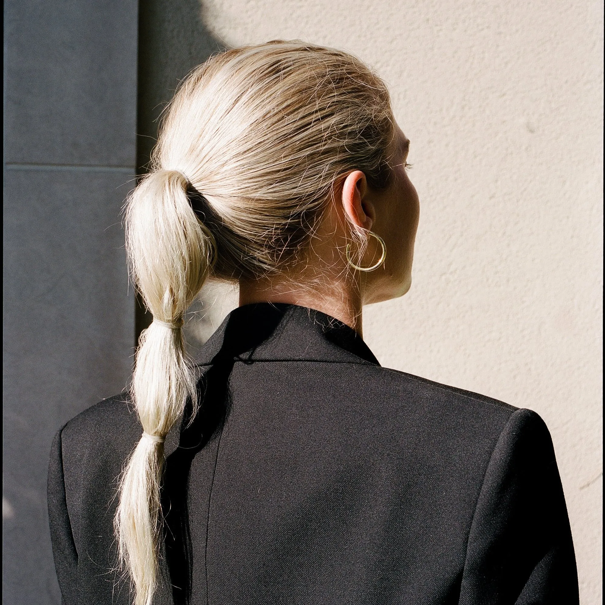 THE 14K 3MM TUBE HOOPS sold by Lisa Gozlan product image thumbnail 3