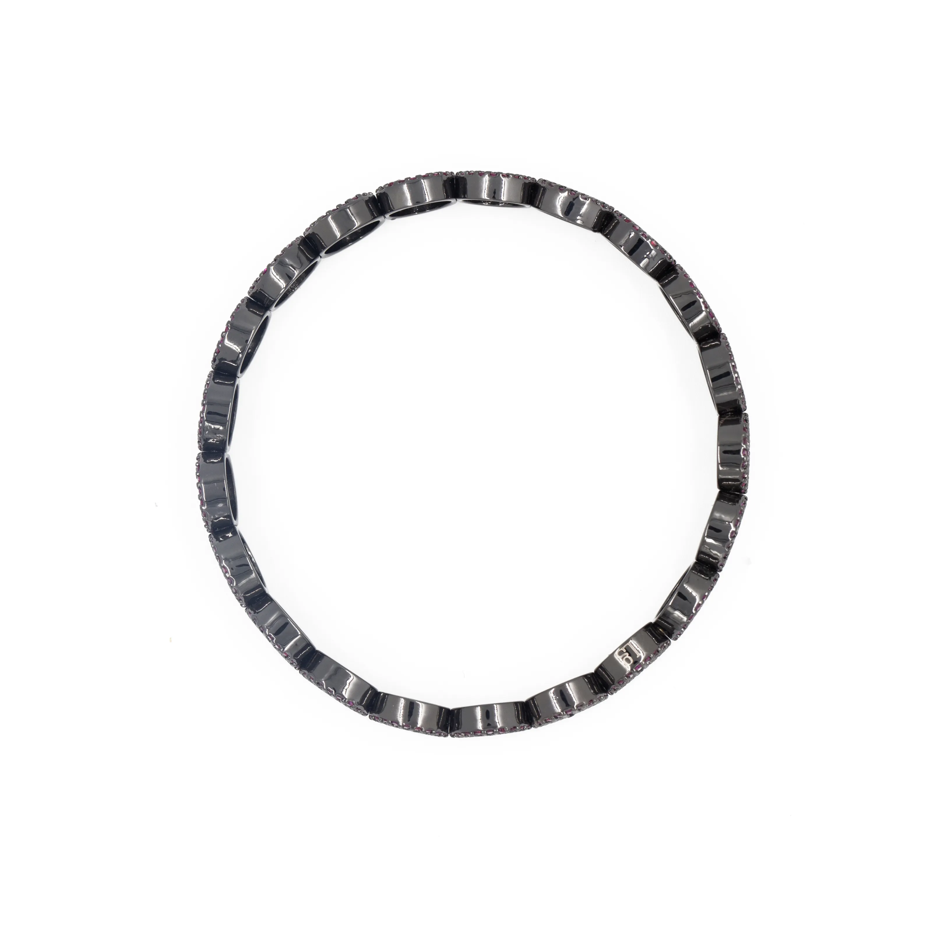 THE ETERNAL MAGENTA EVIL EYE BRACELET sold by Lisa Gozlan product image thumbnail 2