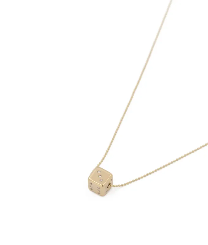 THE LUCKY DICE NECKLACE sold by Lisa Gozlan