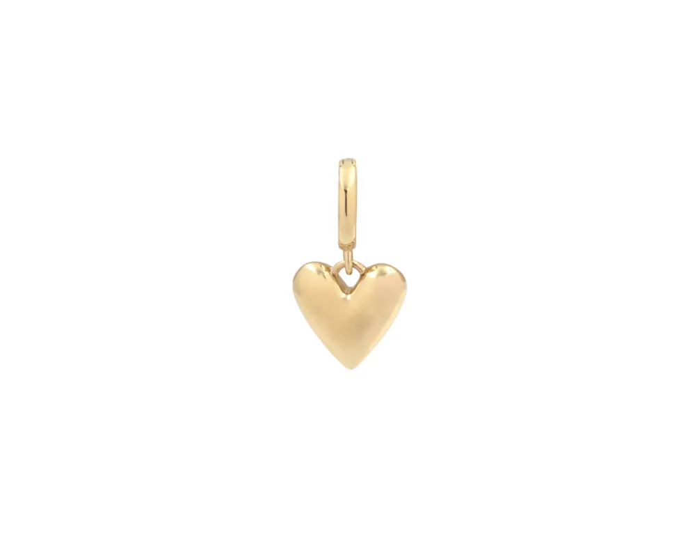 THE MINI PUFFED HEART CHARM sold by Lisa Gozlan