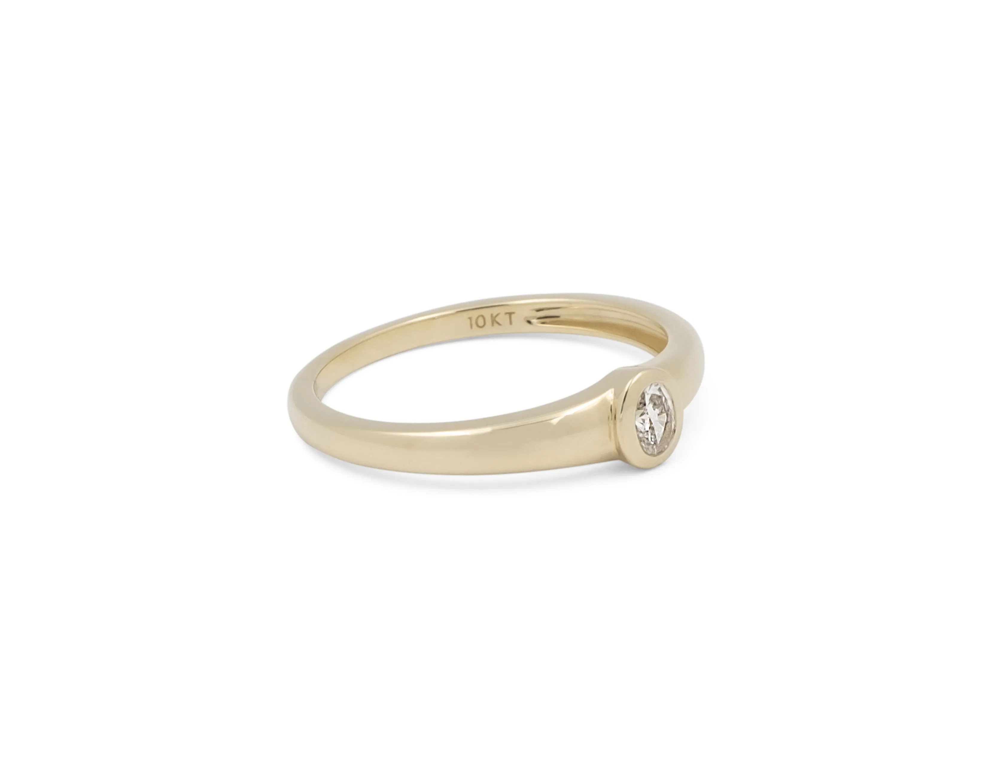THE MINI OVAL DOME RING sold by Lisa Gozlan product image thumbnail 2