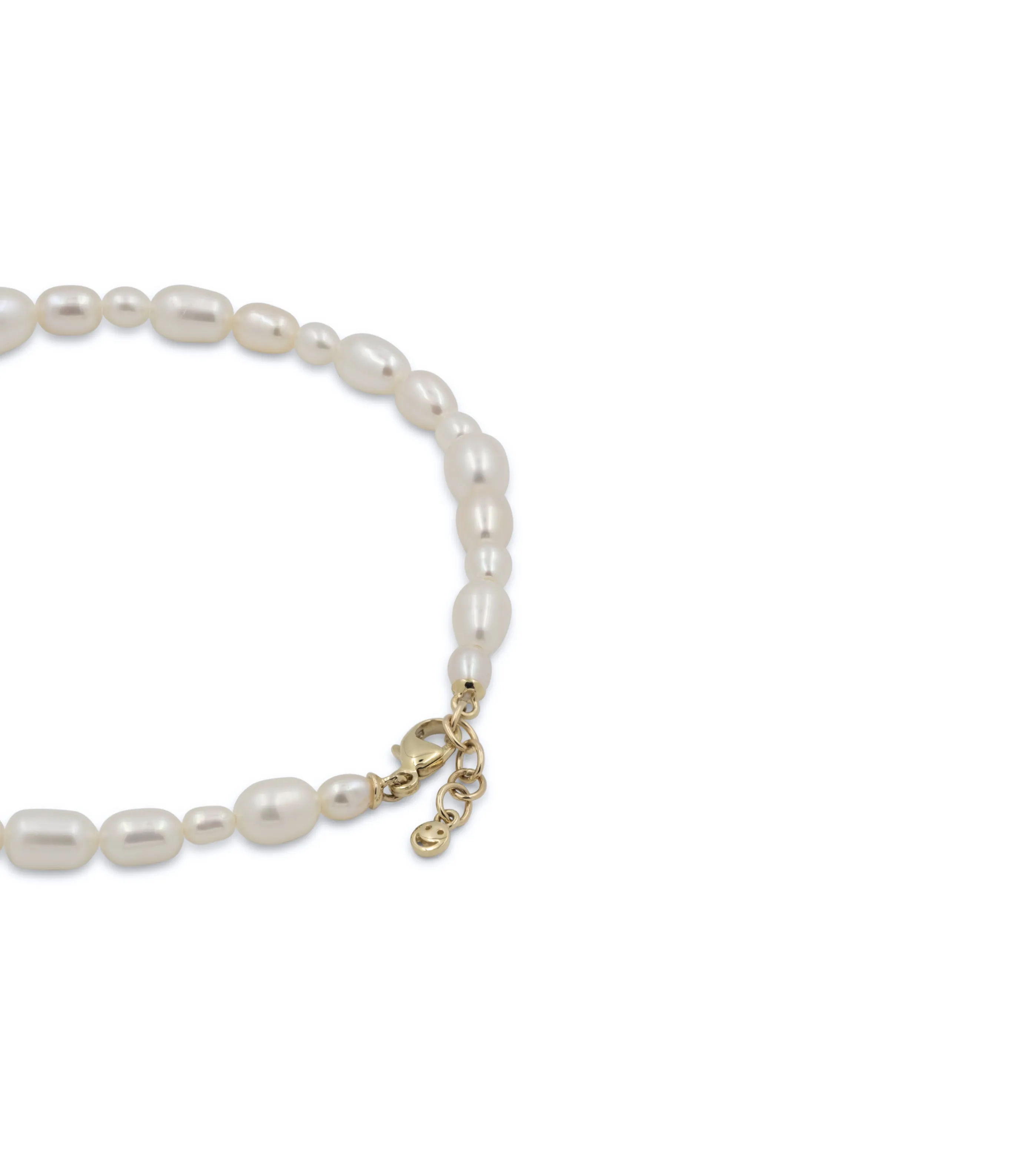 THE GRADUATED PEARL ANKLET sold by Lisa Gozlan product image thumbnail 3