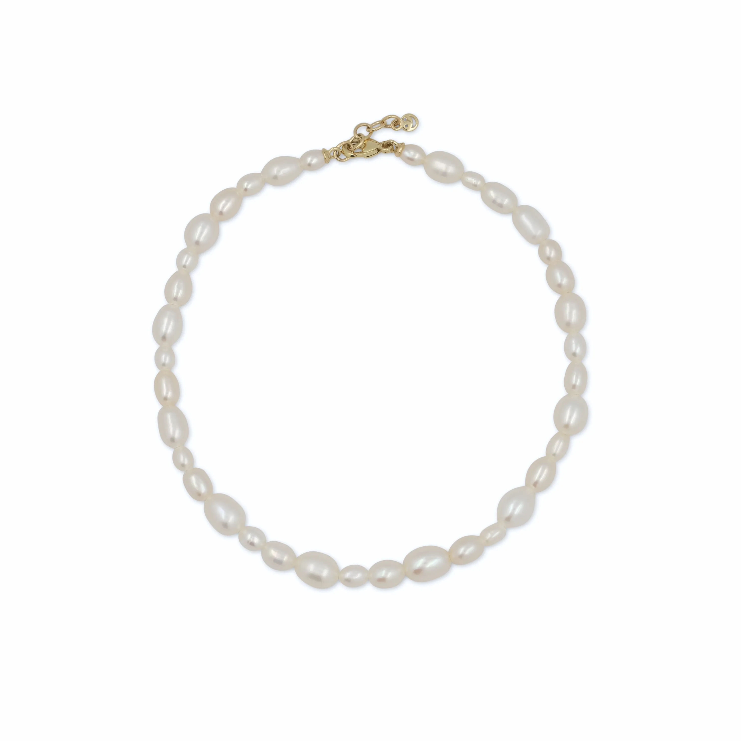 THE GRADUATED PEARL ANKLET sold by Lisa Gozlan product image thumbnail 2