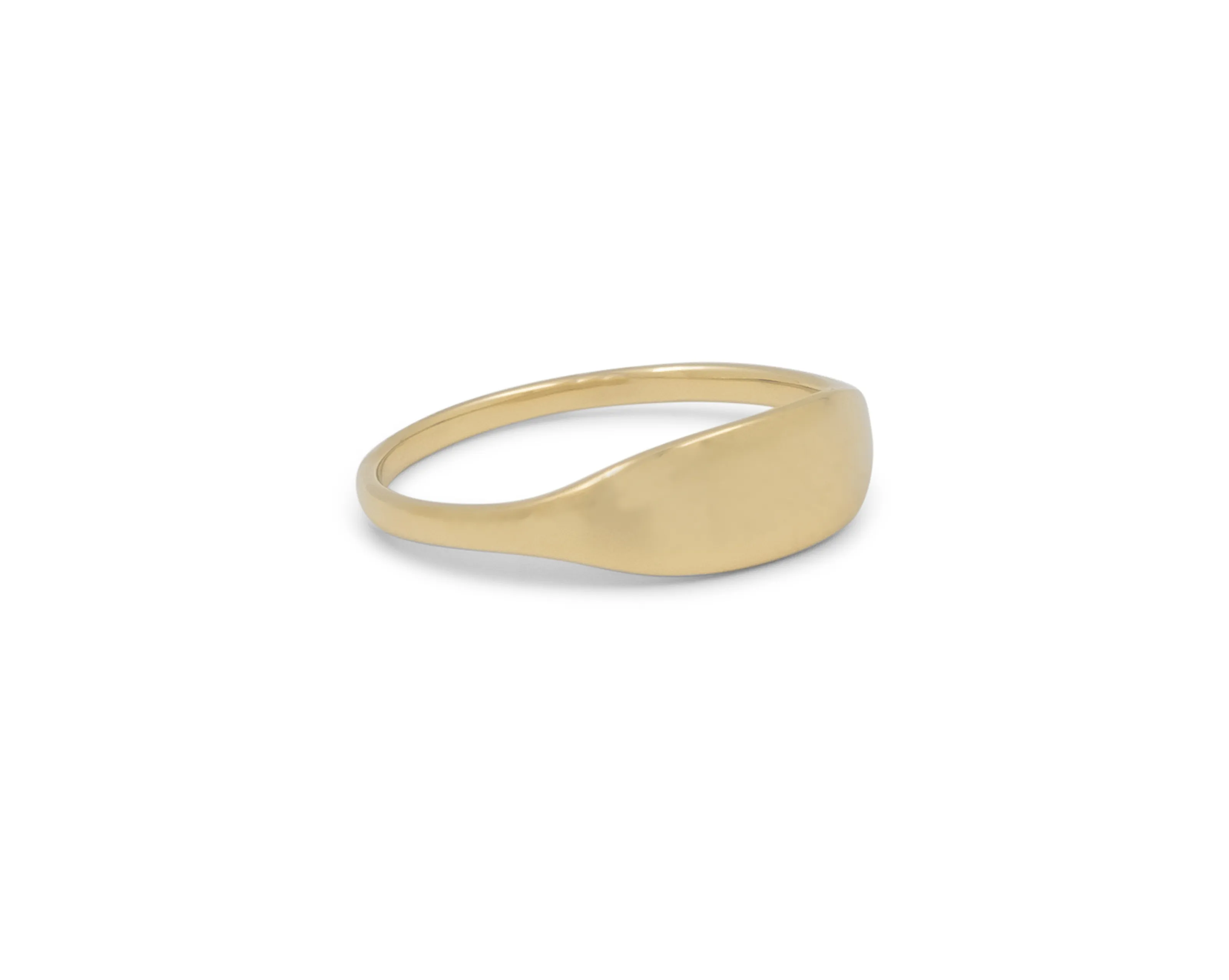 THE DAINTY SIGNET RING sold by Lisa Gozlan product image thumbnail 2