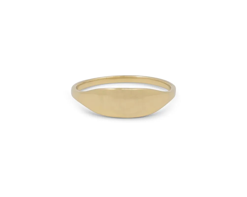 THE DAINTY SIGNET RING sold by Lisa Gozlan