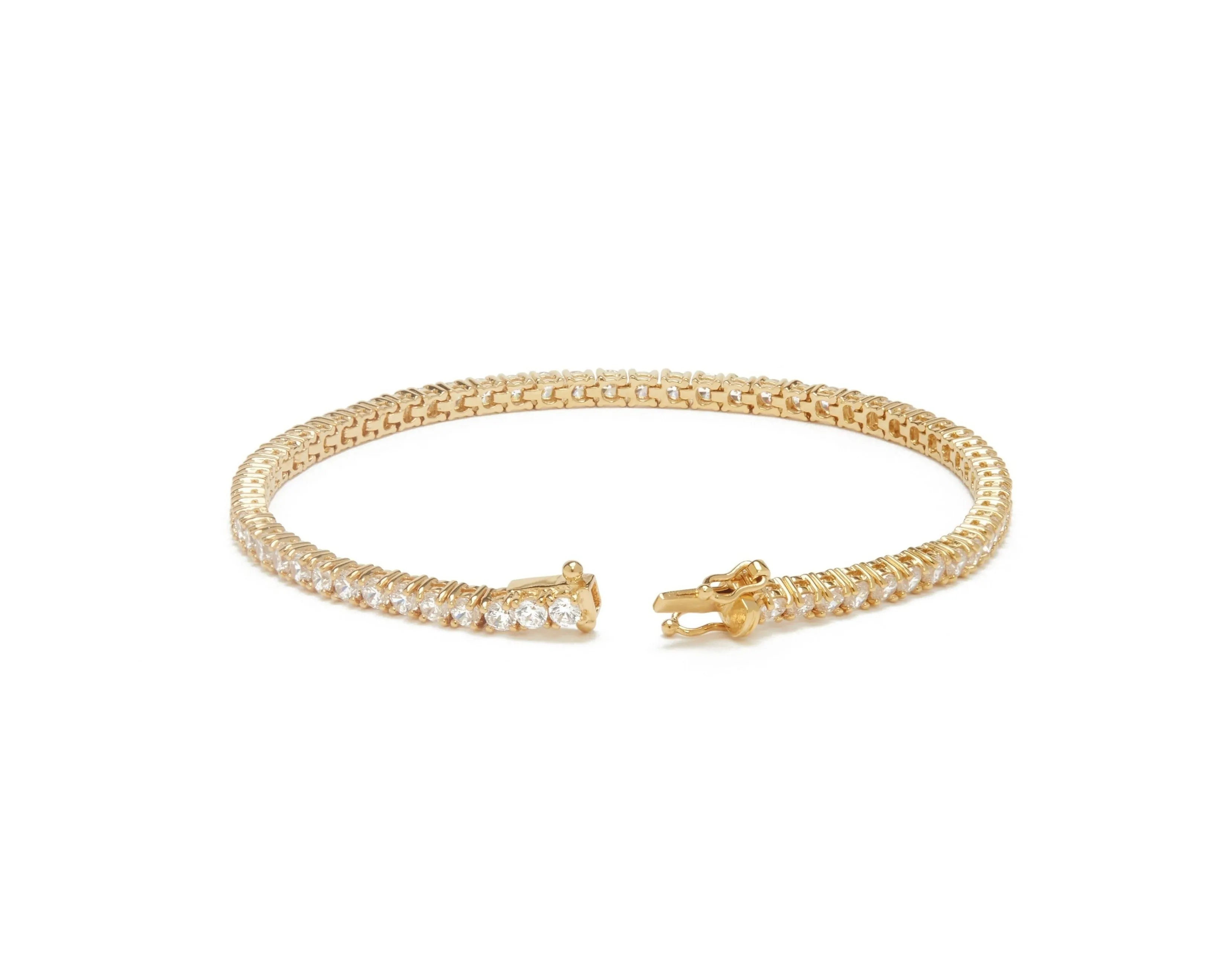 THE CLASSIC 2.5MM TENNIS BRACELET sold by Lisa Gozlan product image thumbnail 2