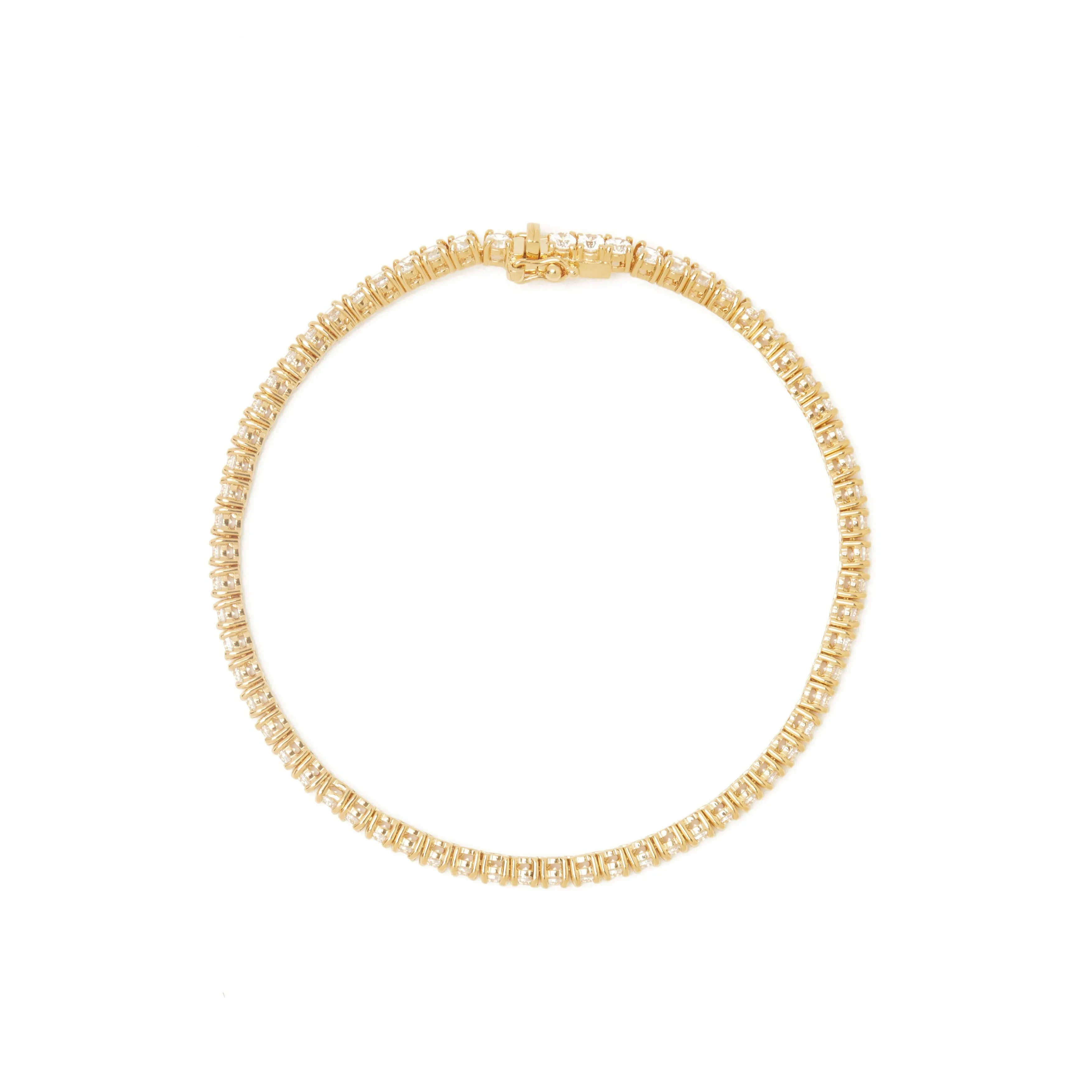 THE CLASSIC 2.5MM TENNIS BRACELET sold by Lisa Gozlan product image thumbnail 4