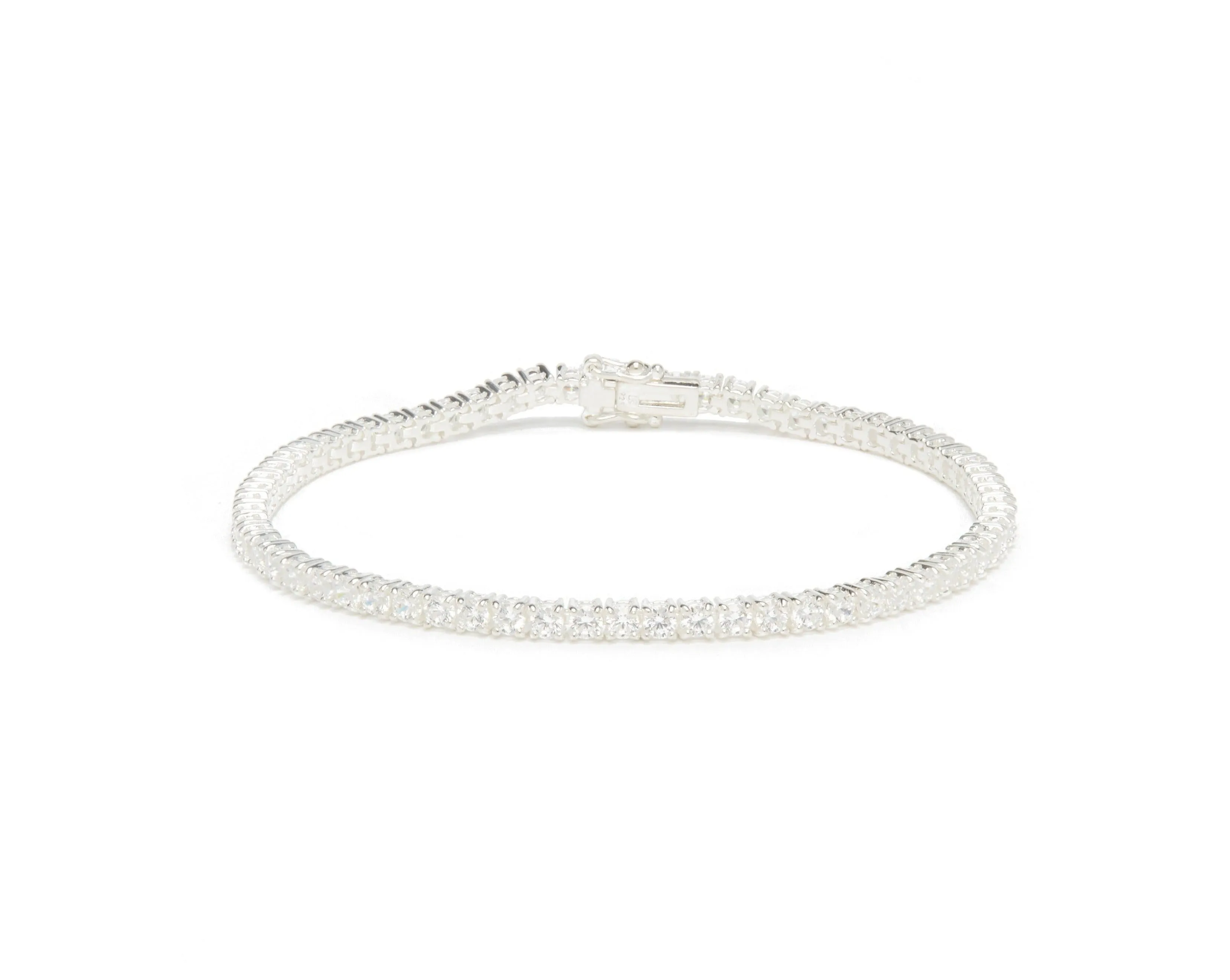 THE CLASSIC 2.5MM TENNIS BRACELET sold by Lisa Gozlan product image thumbnail 5