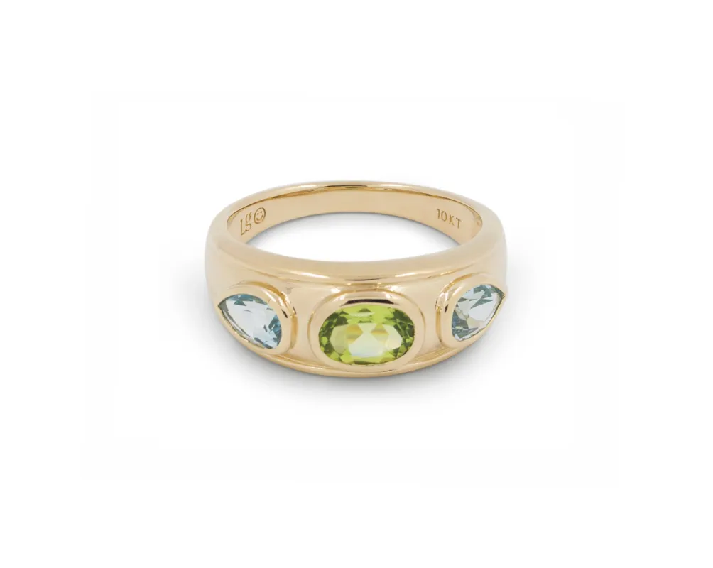 THE LILIANE OVAL-PEAR RING sold by Lisa Gozlan