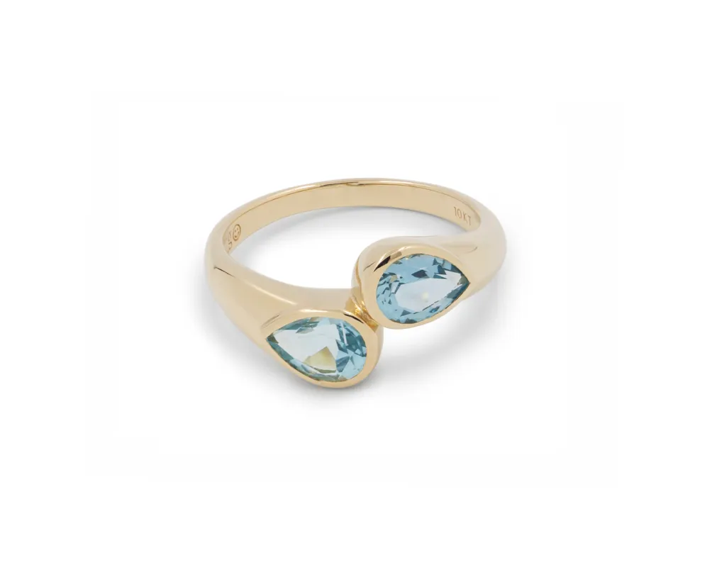 THE PEAR DUO RING sold by Lisa Gozlan