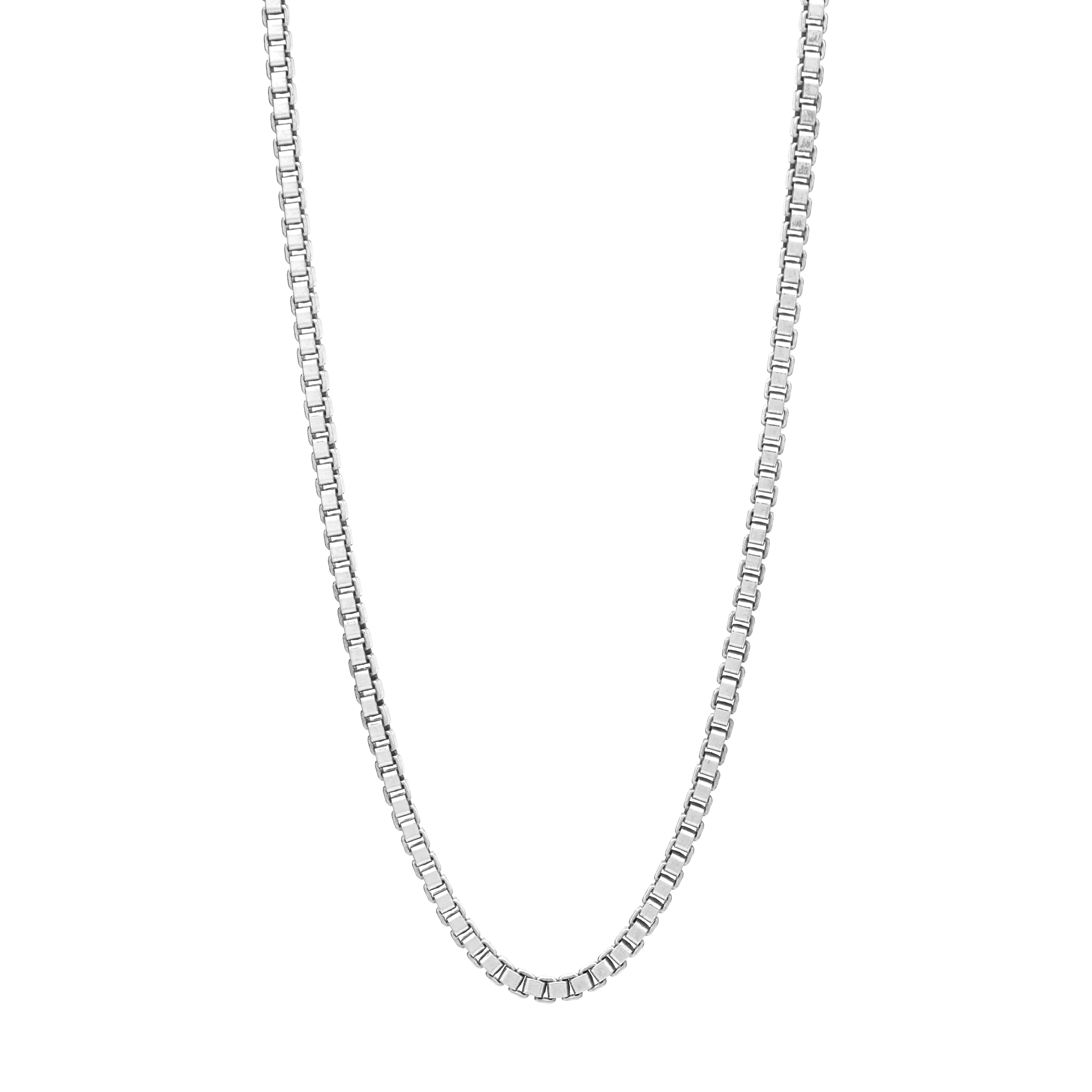 THE BOX CHAIN NECKLACE sold by Lisa Gozlan product image thumbnail 3