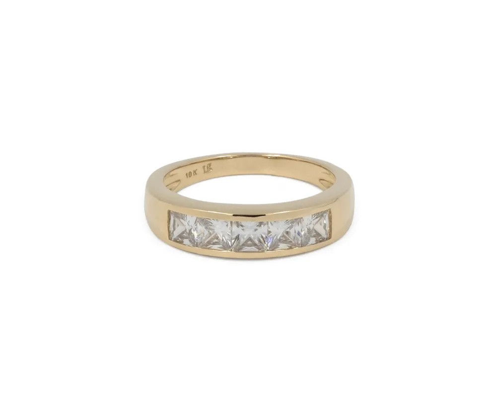 THE 2.5MM MULTI-PRINCESS BAND sold by Lisa Gozlan