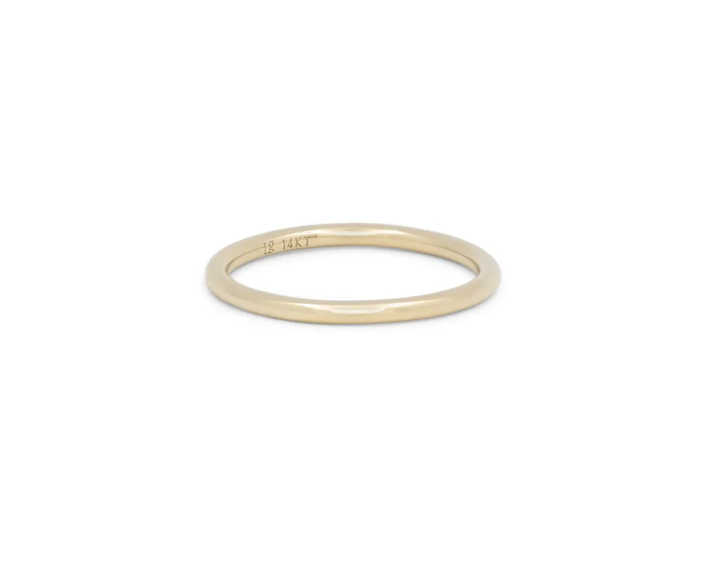 THE 1.5MM ROUNDED STACKER sold by Lisa Gozlan