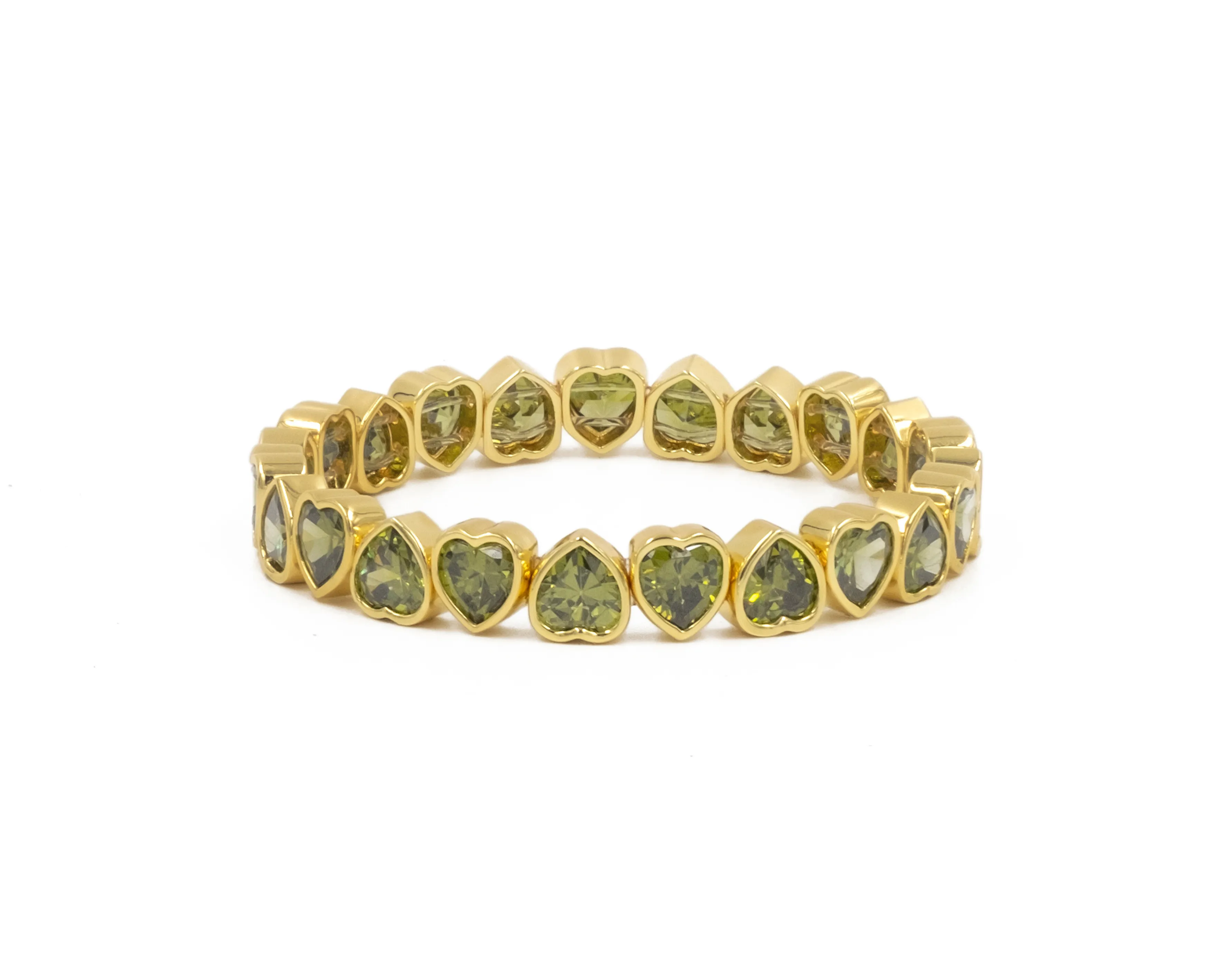 THE HEART OLIVINE JEWEL BRACELET sold by Lisa Gozlan