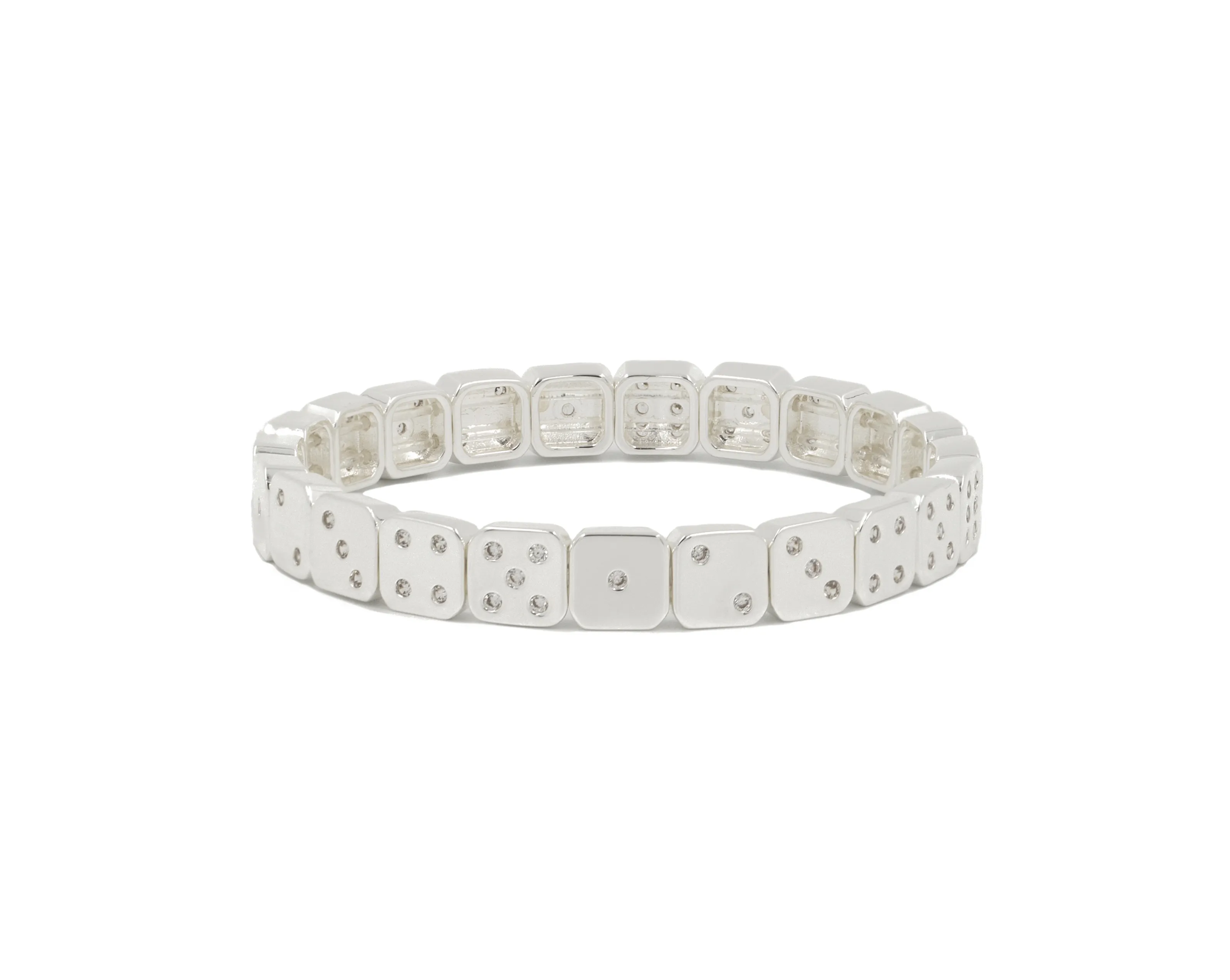 THE DICE BRACELET CZ sold by Lisa Gozlan product image thumbnail 5