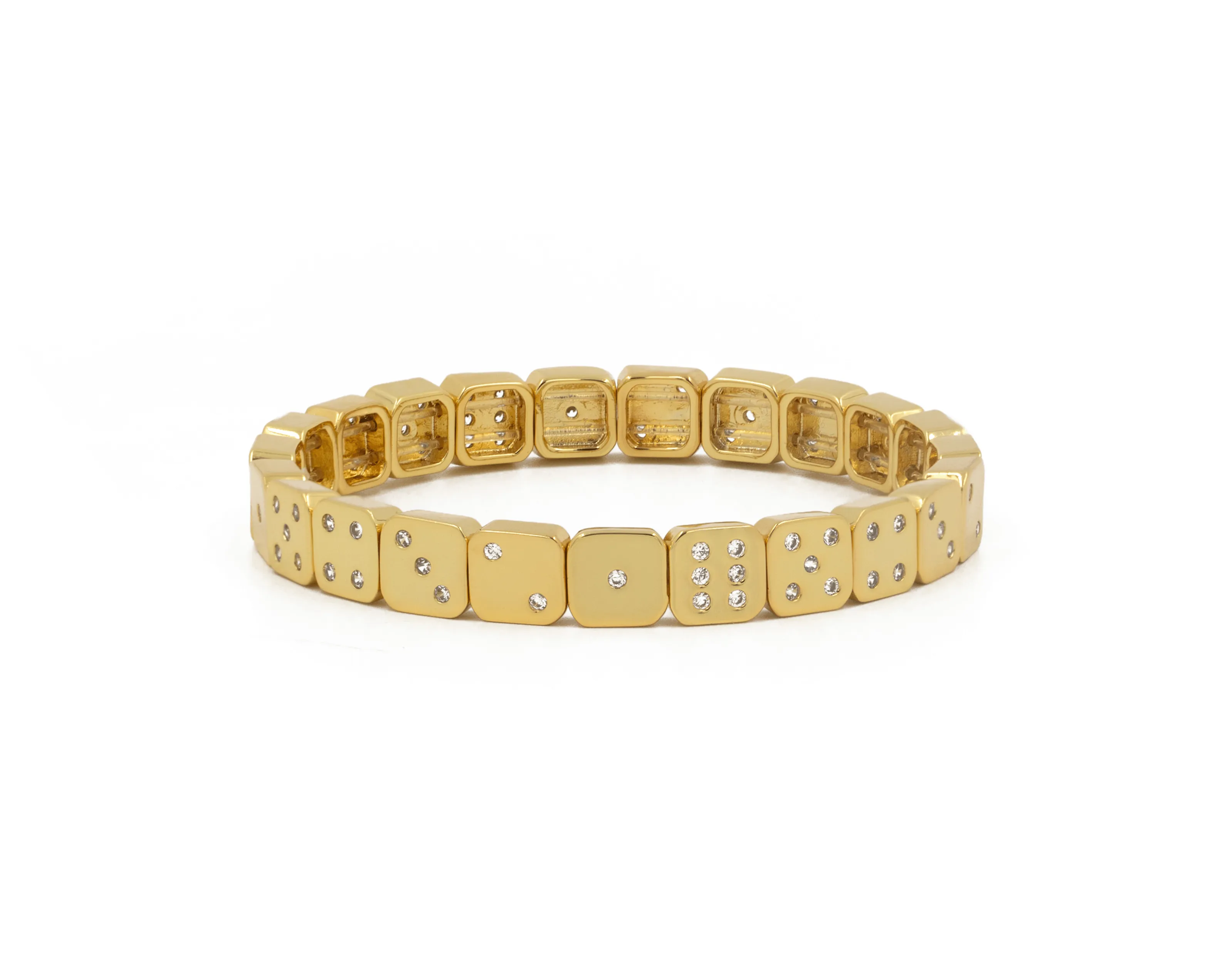 THE DICE BRACELET CZ sold by Lisa Gozlan