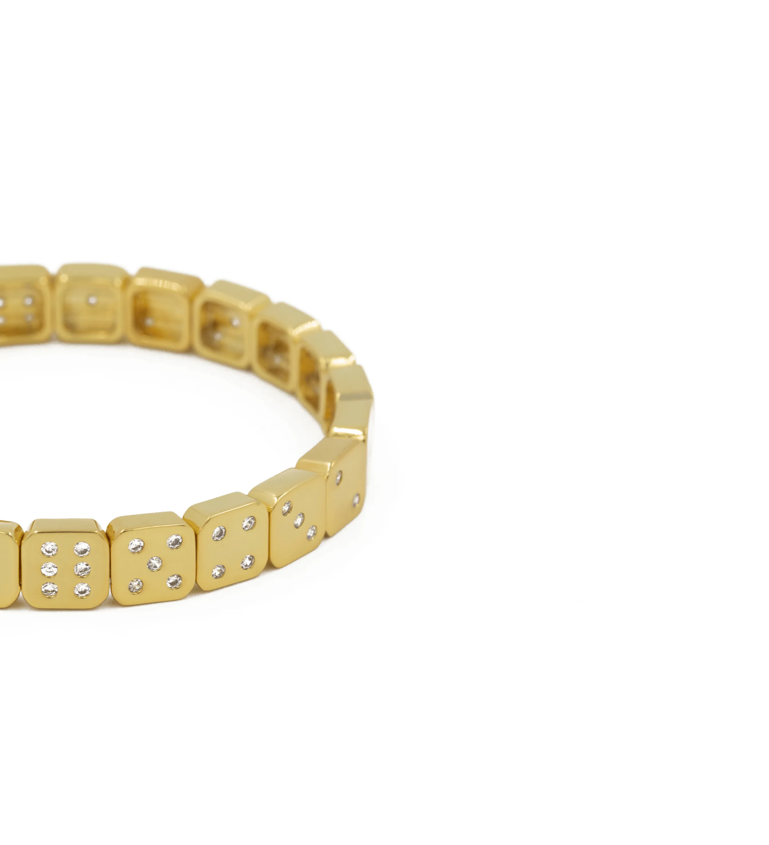 THE DICE BRACELET CZ sold by Lisa Gozlan product image thumbnail 2