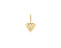 THE MINI PAVÉ PUFFED HEART CHARM sold by Lisa Gozlan