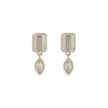 EMERALD-MARQUISE DROP EARRINGS sold by Lisa Gozlan