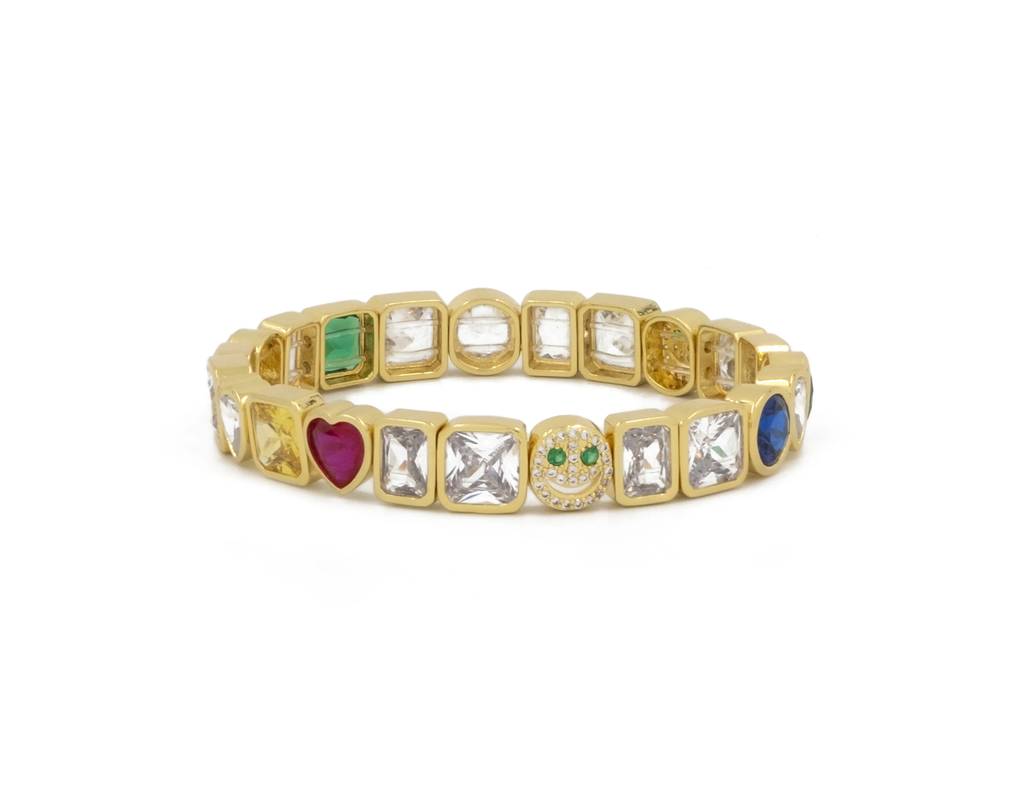 THE PAVÉ HAPPY JEWEL BRACELET sold by Lisa Gozlan