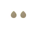 THE PAVÉ TEARDROP EARRINGS sold by Lisa Gozlan