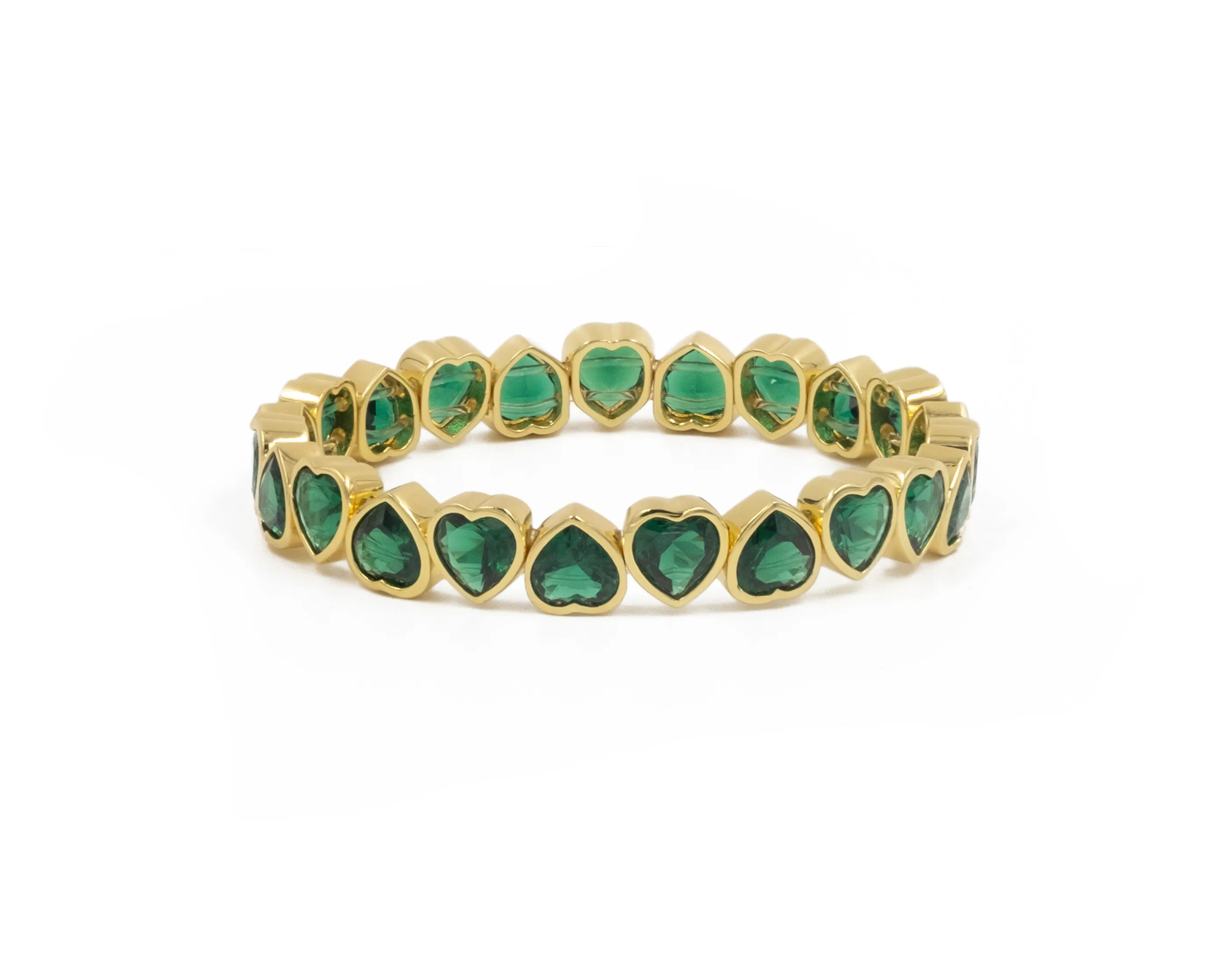 THE HEART EMERALD JEWEL BRACELET sold by Lisa Gozlan