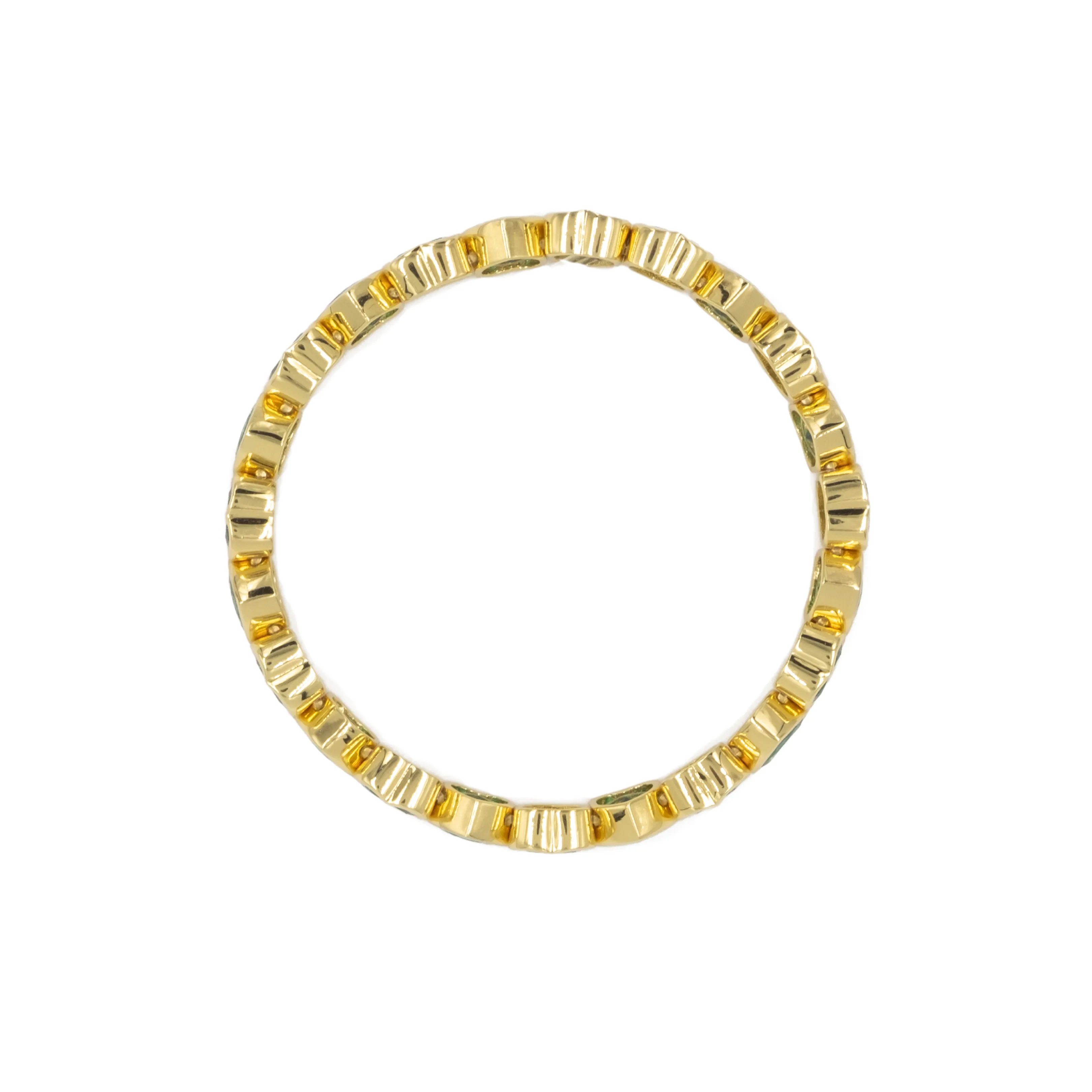 THE HEART EMERALD JEWEL BRACELET sold by Lisa Gozlan product image thumbnail 3