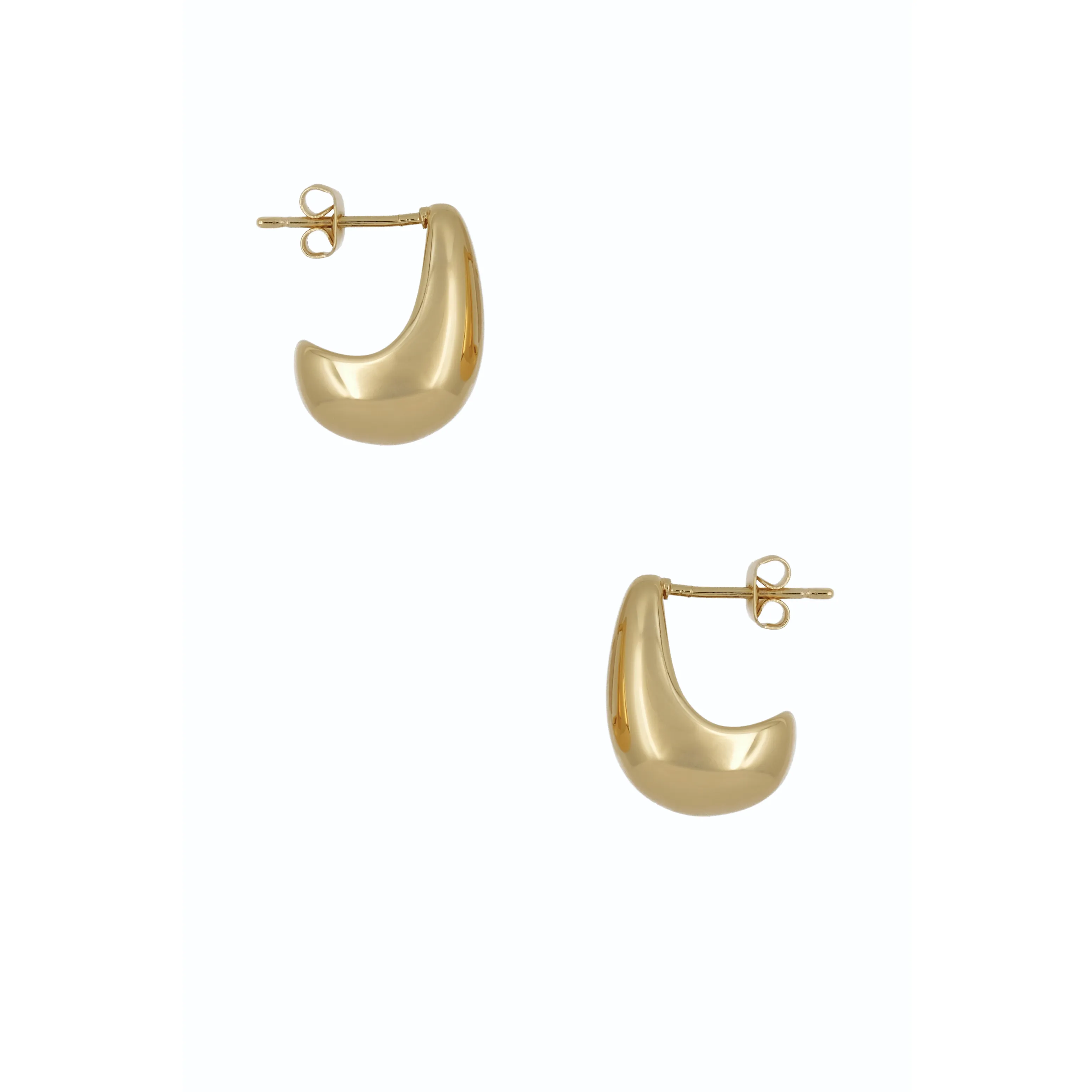 THE DROPLET CURVE EARRINGS sold by Lisa Gozlan product image thumbnail 5