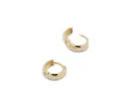 E036 'ROUNDED GOLD HUGGIES' sold by Lisa Gozlan