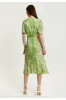 Liquorish Tropical Print Midi Wrap Dress sold by Goddiva