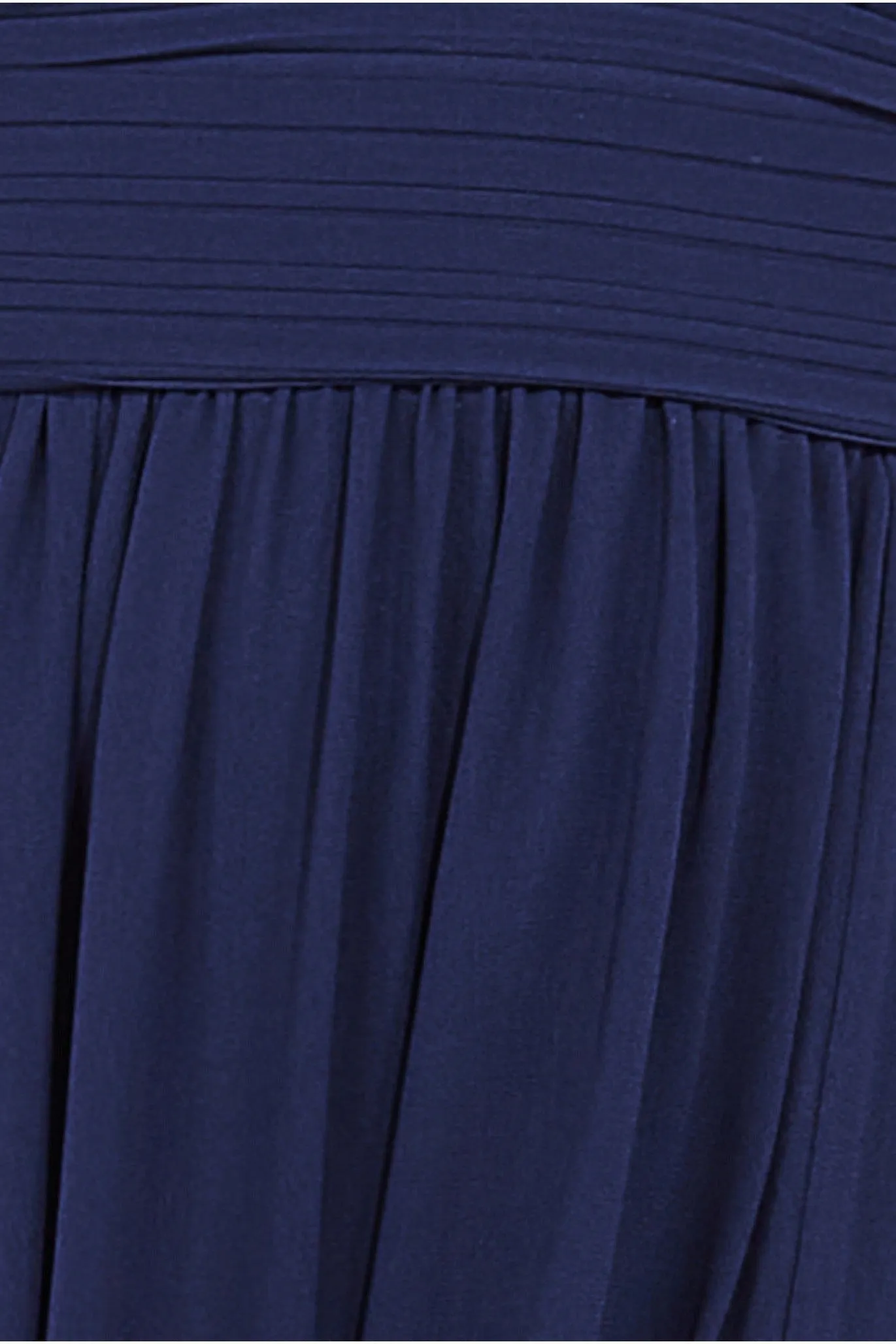 Goddiva Halterneck Chiffon Maxi With Thigh Split - Navy sold by Goddiva product image thumbnail 4