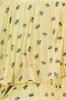 Goddiva Printed Halter Tiered Midi Dress - Light Yellow sold by Goddiva