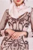 Goddiva Modesty Sequin & Mesh Maxi Dress - Champagne sold by Goddiva