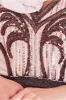 Goddiva Modesty Sequin & Mesh Maxi Dress - Champagne sold by Goddiva
