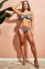 Bow Detail Bikini - Pink Print by Goddiva sold by Goddiva