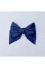 Navy Satin Hair Bow Navy Blue Hair Clip by QueenMee Accessories sold by Goddiva