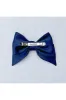Navy Satin Hair Bow Navy Blue Hair Clip by QueenMee Accessories sold by Goddiva