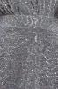 Sequin Lurex Flutter Sleeve Maxi Dress - Silver by Goddiva sold by Goddiva