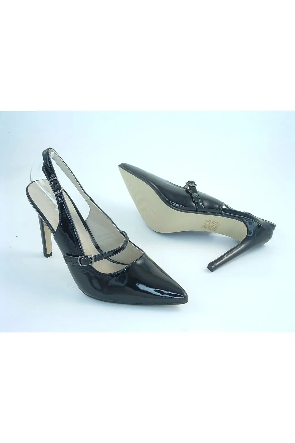 Glitz Shoes Divine Black Patent Shoes sold by Goddiva