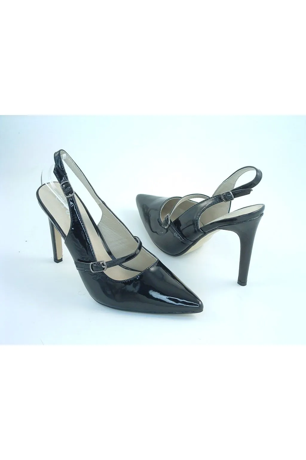 Glitz Shoes Divine Black Patent Shoes sold by Goddiva product image thumbnail 3