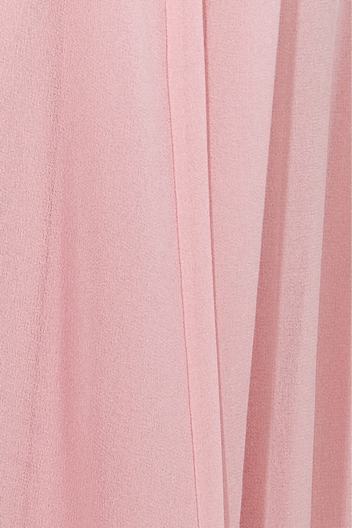 Goddiva One Shoulder Pleated Chiffon Scarf Maxi - Blush sold by Goddiva product image thumbnail 4