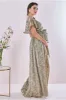 Maternity Wrap Printed Chiffon Maxi Snake Print by Goddiva sold by Goddiva