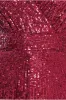 Stripe Sequin Jumpsuit - Wine by Goddiva sold by Goddiva