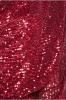 Goddiva Sequin Cowl Maxi Dress - Wine sold by Goddiva
