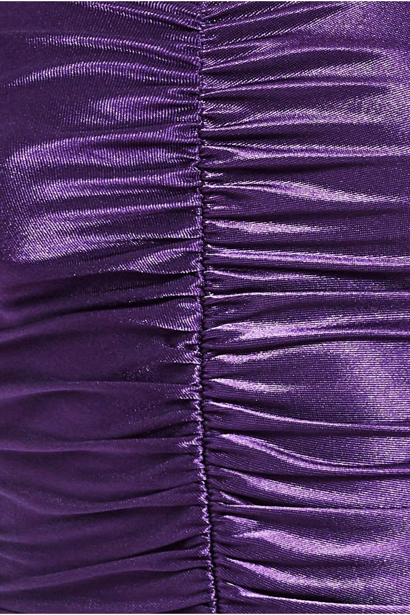 Off The Shoulder Ruched Mini - Purple by Goddiva sold by Goddiva product image thumbnail 5